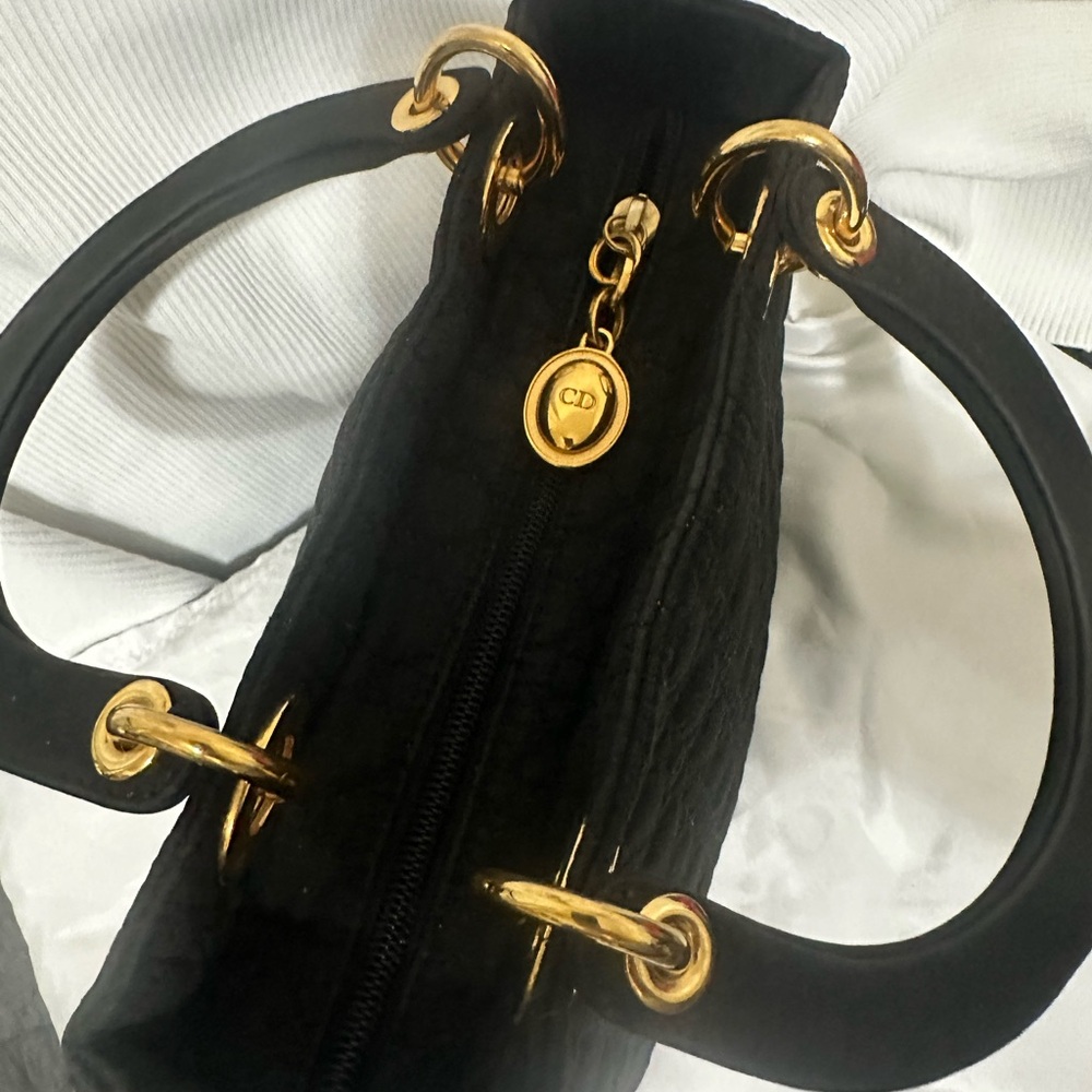 AUTH. Christian Dior Vintage Top Handle Bag - Picture 4 of 11